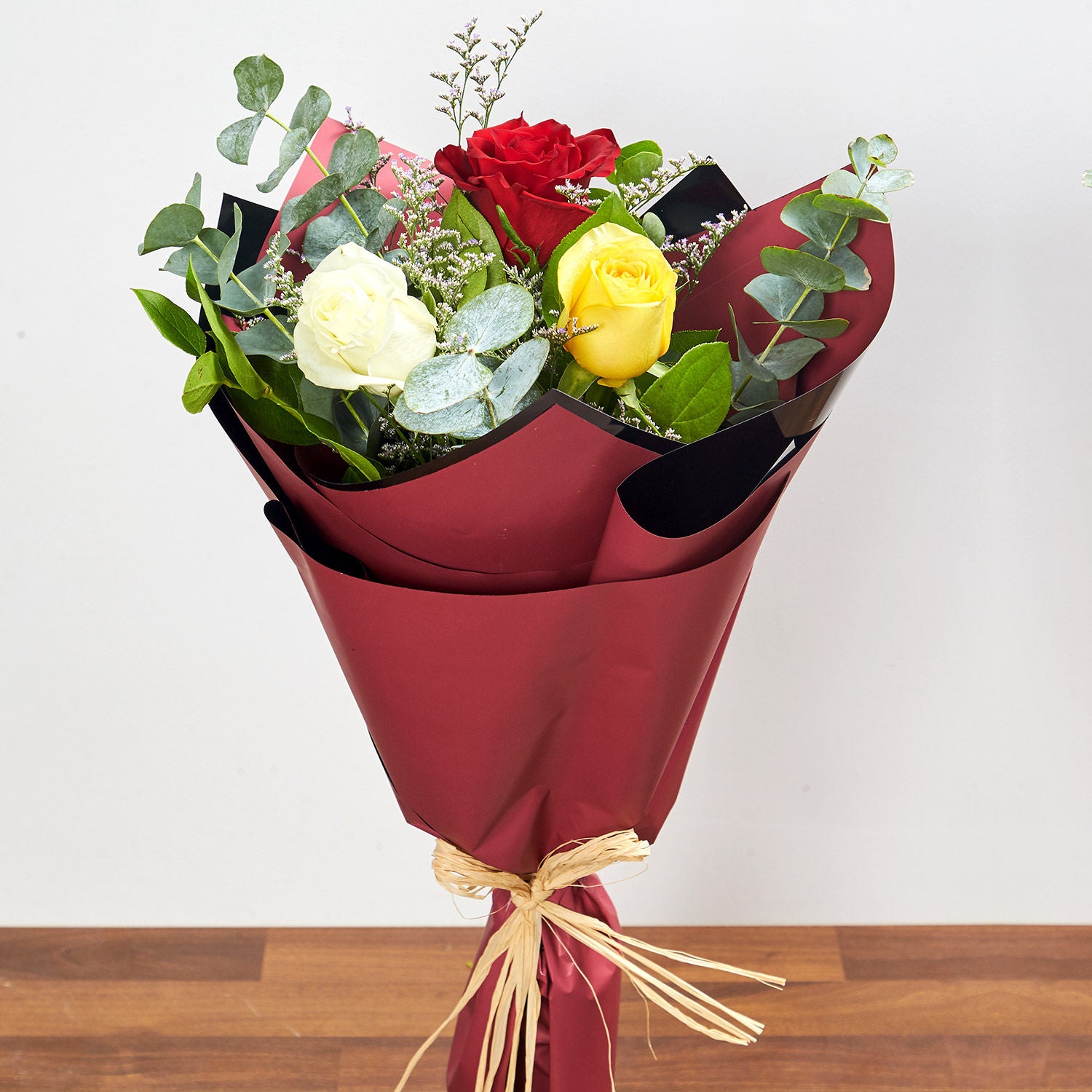 Vibrant Colored Roses Bouquet