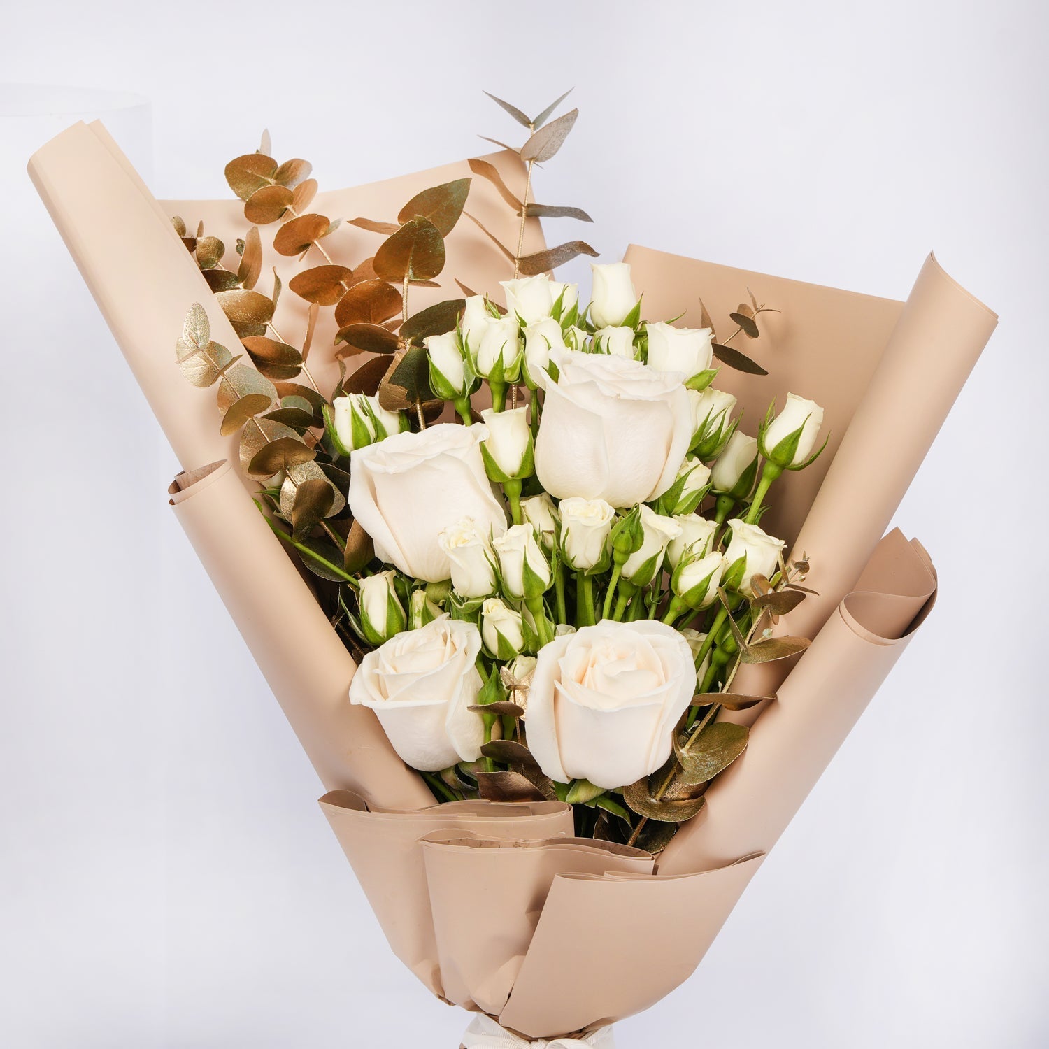 White Rose Bouquet for Eid