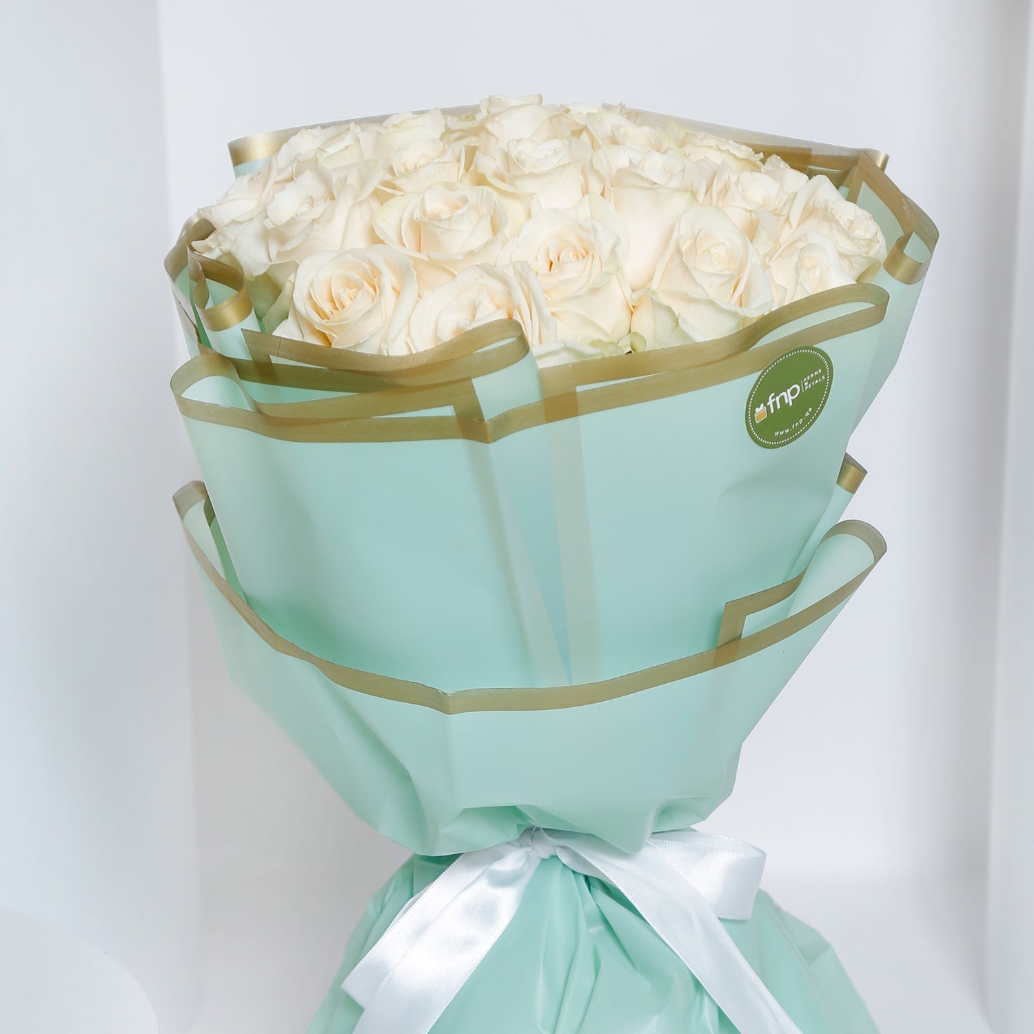 White Roses Bouquet For Eid