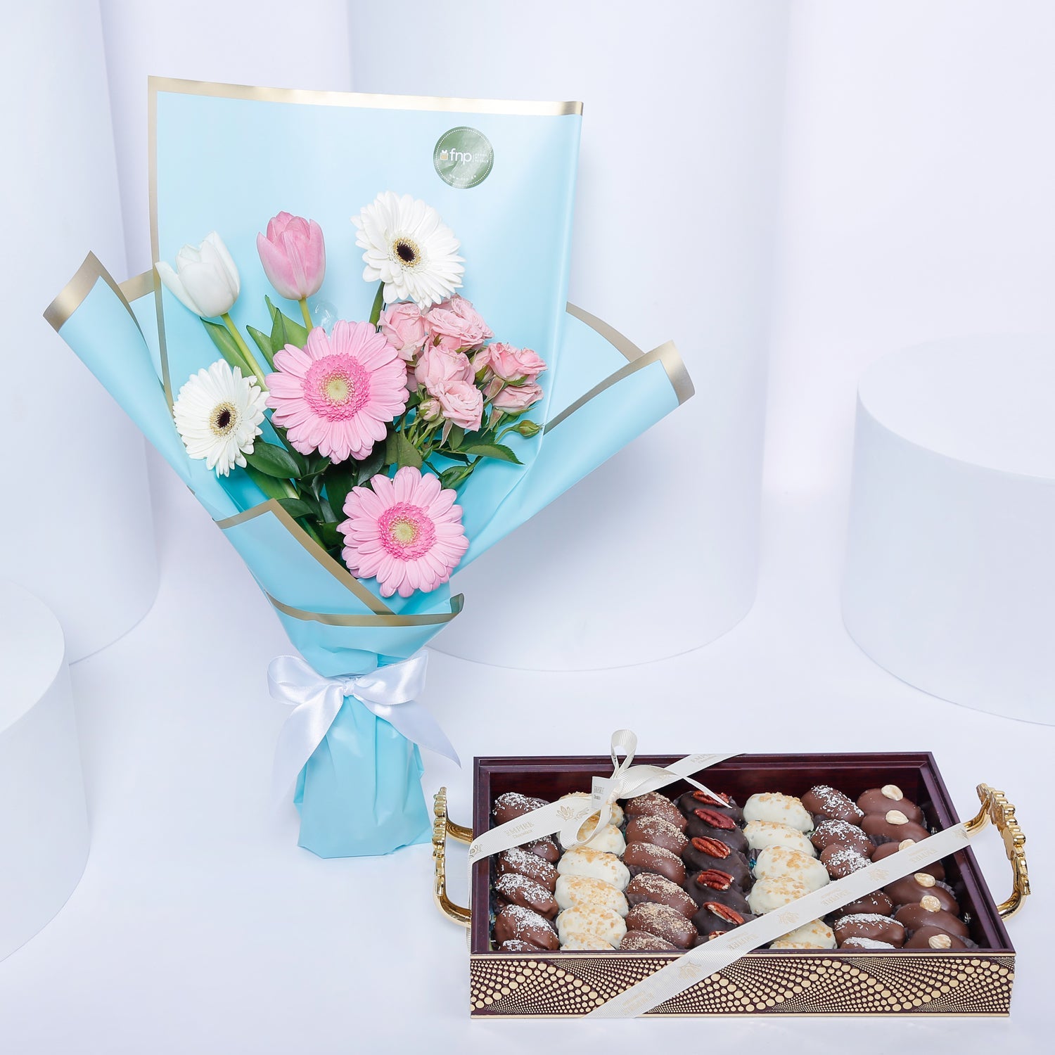 Floral Date Feast Tray - 42 Pieces | Empire Chocolate