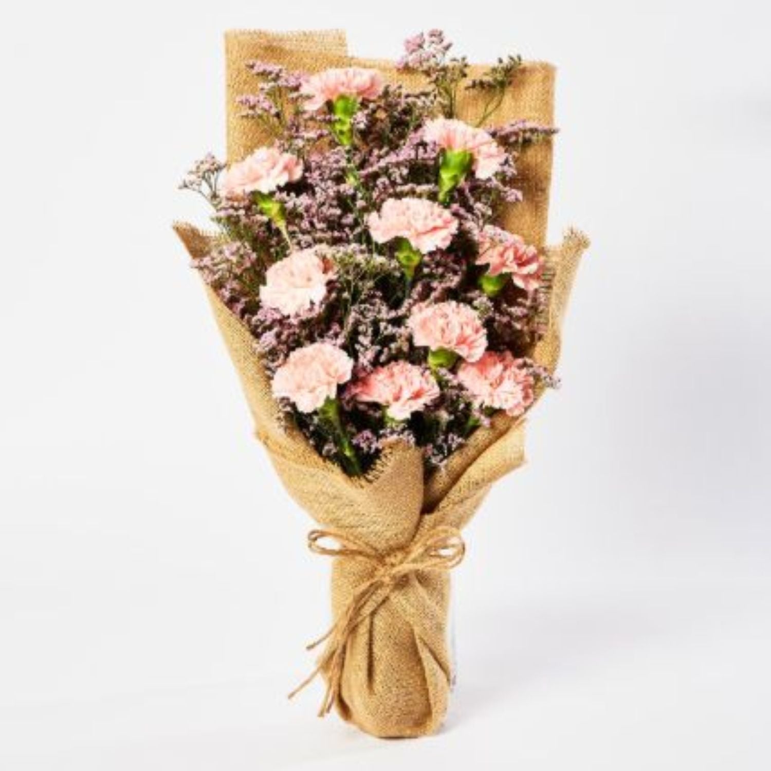 10 Lovely Pink Carnation Bouquet