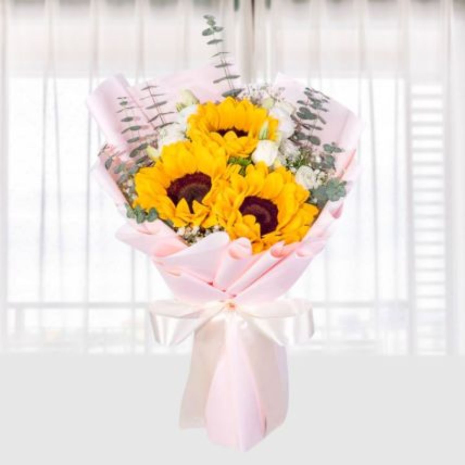 3 Sunflower Hand Bouquet