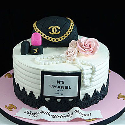 3D Chanel Handbag cake