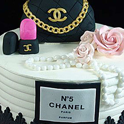 3D Chanel Handbag cake
