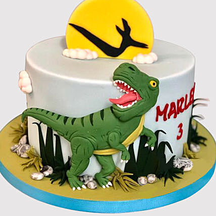 3D Dinosaur Cake