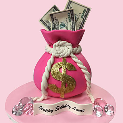 3d Money Bag Cake