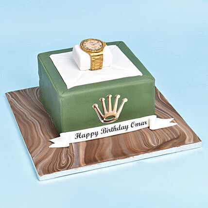 3D Rolex Watch Cake