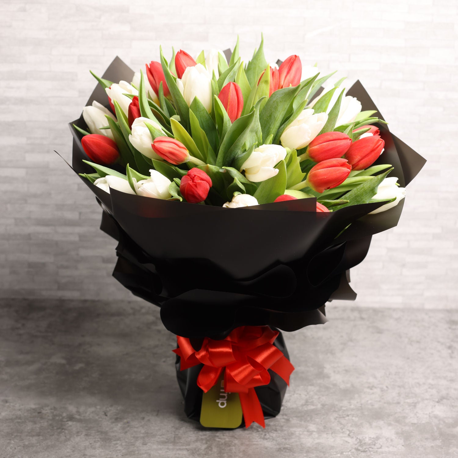 40 Tulips Hand Bouquet