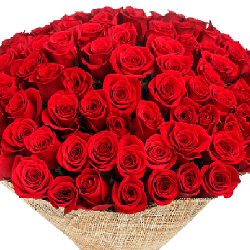 Elegant Red Roses Bouquet