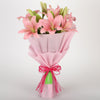 Admirable Asiatic Pink Lilies Bunch