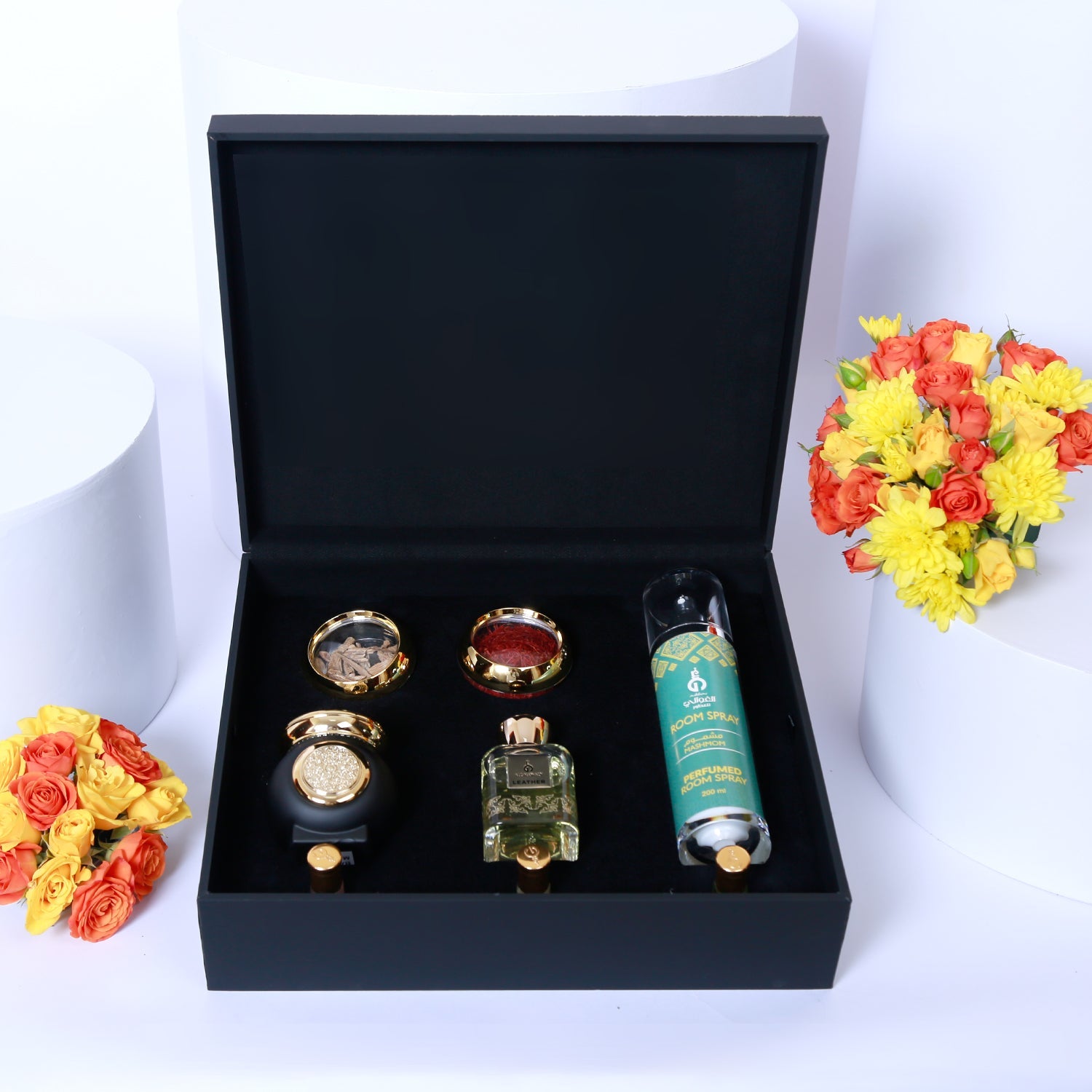 Alghawaly Fragrance Set with Flowers