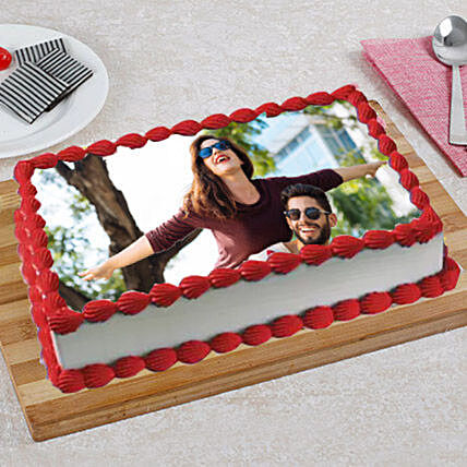 Anniversary Photo Cake Half Kg