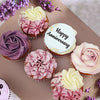 Youre My Cupcake Set of 6 Floral Topped Premium Cupcakes