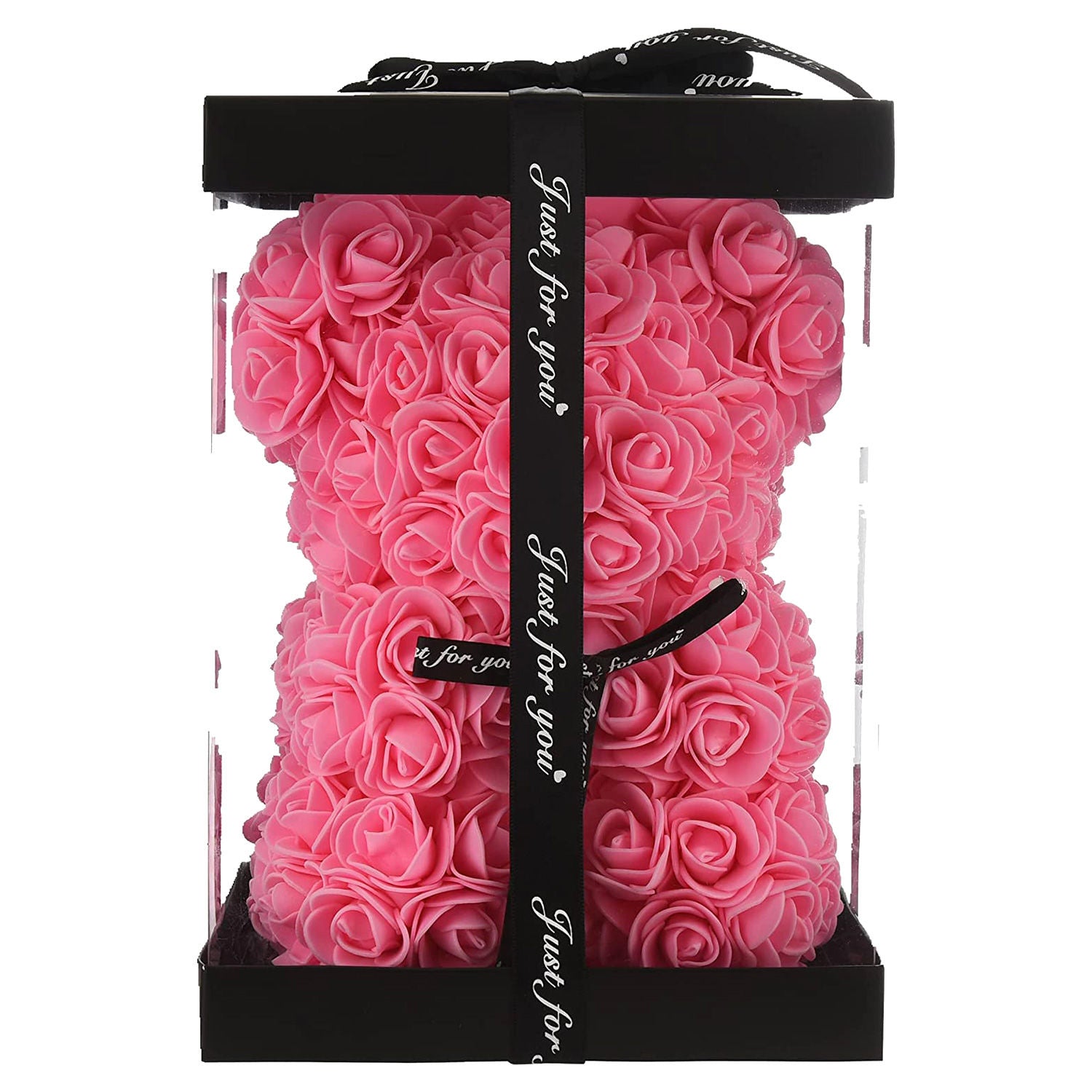 Artificial Pink Roses Teddy