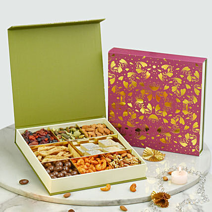 Assorted Sweets and Dry Fruits Big Box