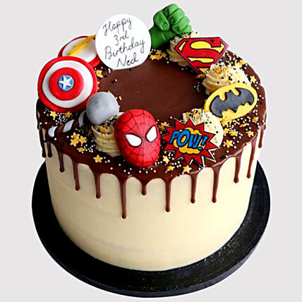 Avengers Birthday Cake