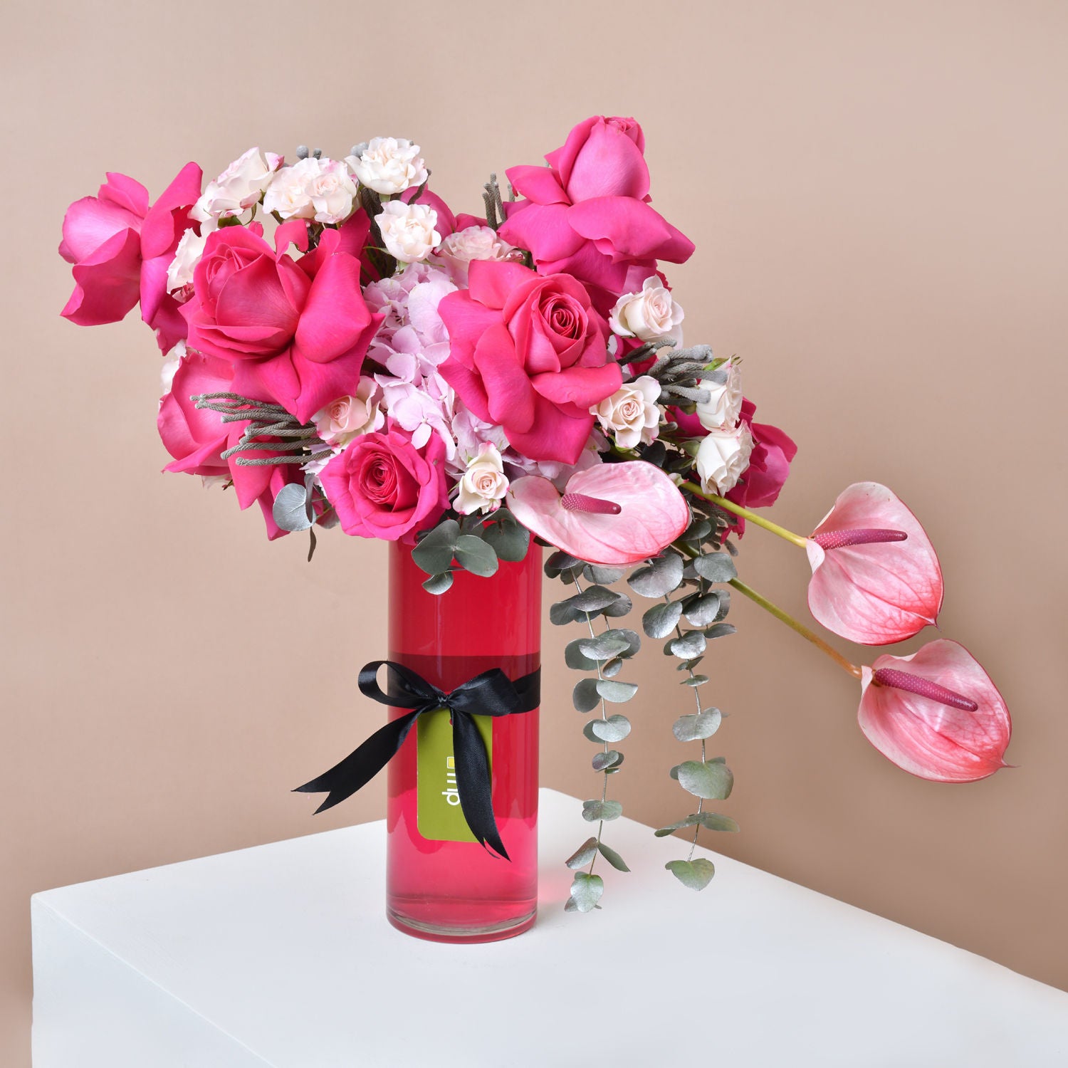 Baby Rose Pink Flower Arrangement