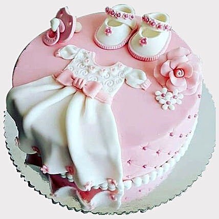 Baby Shower Fondant Cake