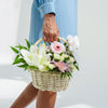 Basket Arrangement Of Gorgeous Flowers