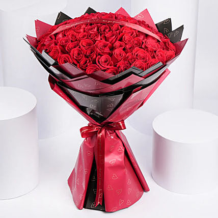 Beautiful Love Bouquet of 100 Roses