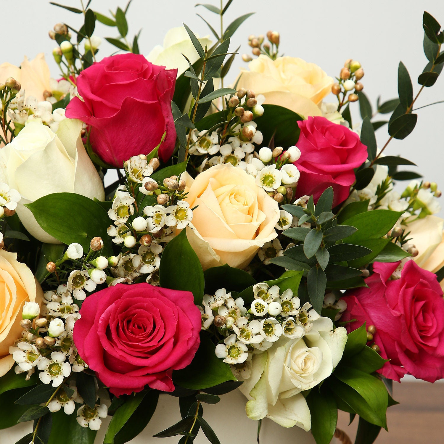 Beautiful Mixed Roses Arrangement