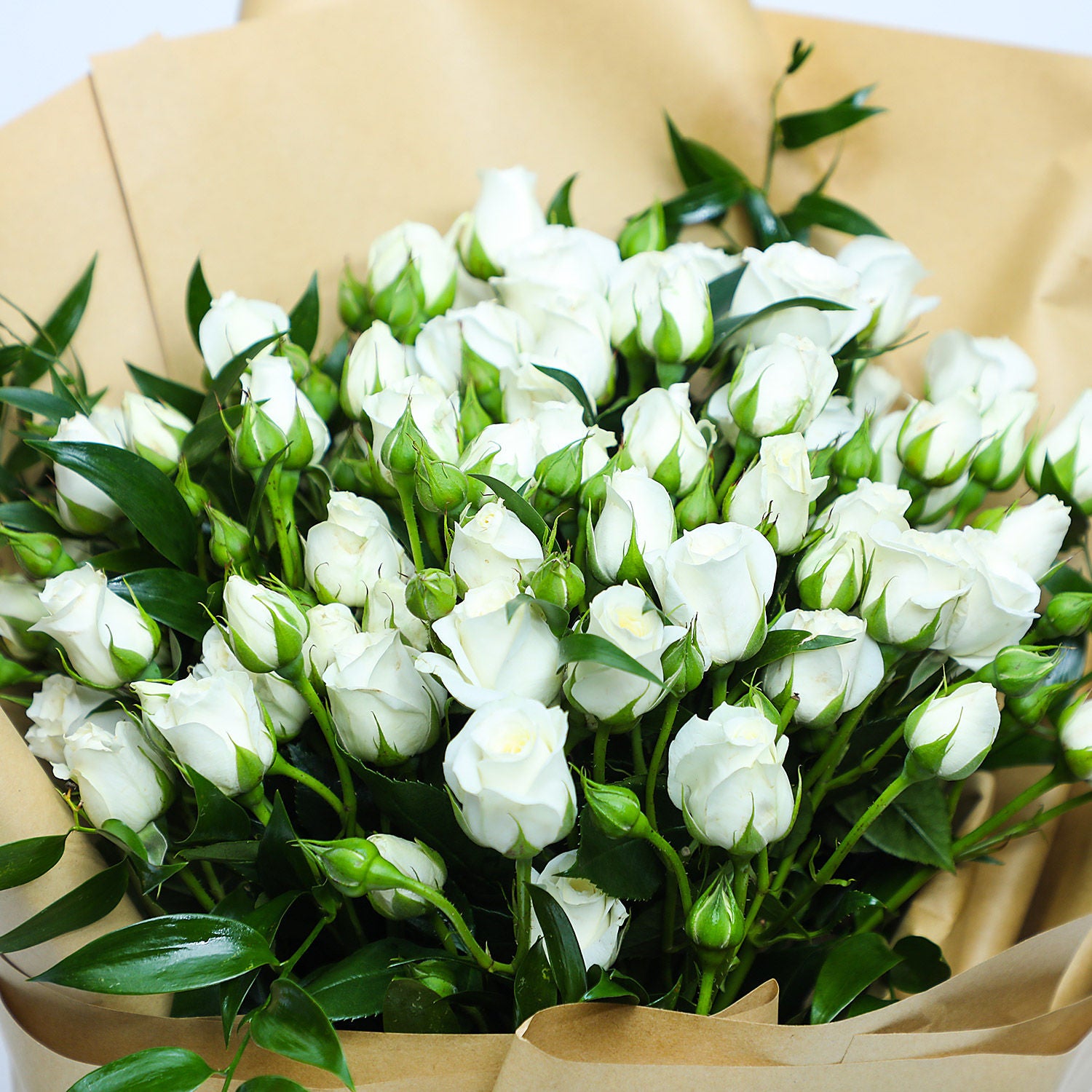 Beautiful White Spray Rose Bouquet