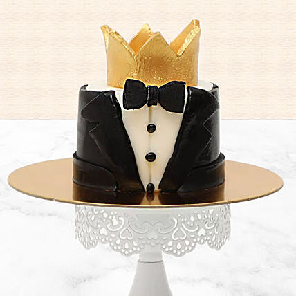 Best Man Tux Treat Cake