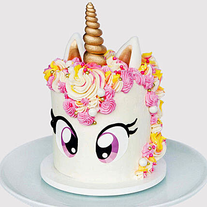 Big Eyed Unicorn Cake