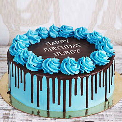 Blue Velvet Hubby Romance Cake