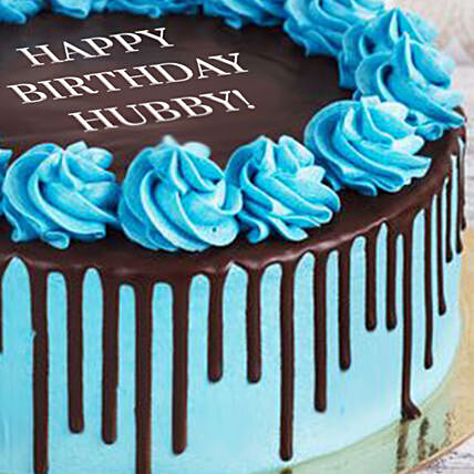 Blue Velvet Hubby Romance Cake