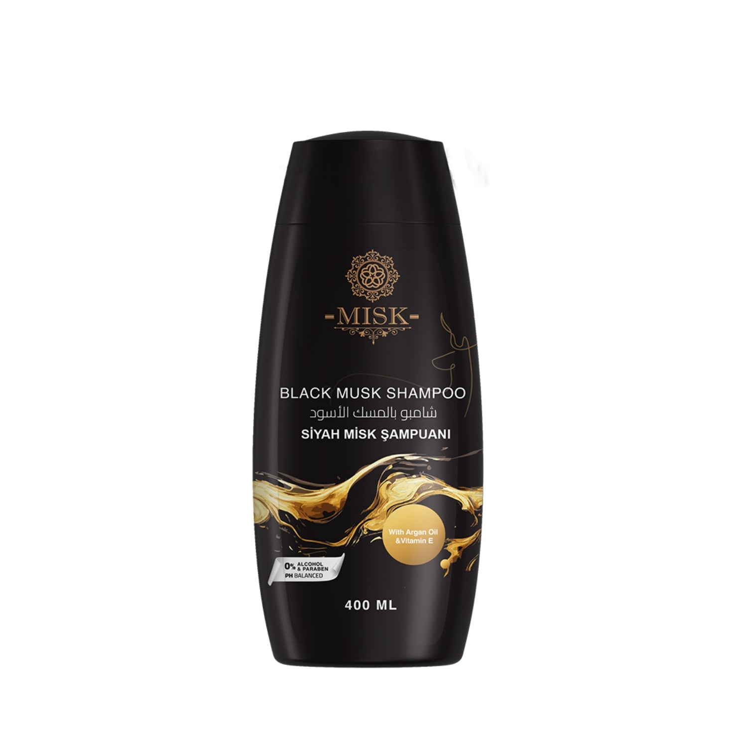 Black Musk Shampoo 400 Ml