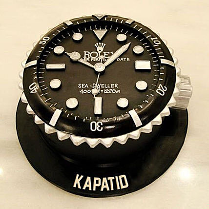 Black Rolex 3D Cake