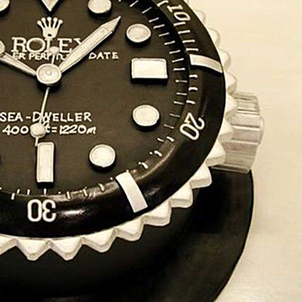 Black Rolex 3D Cake