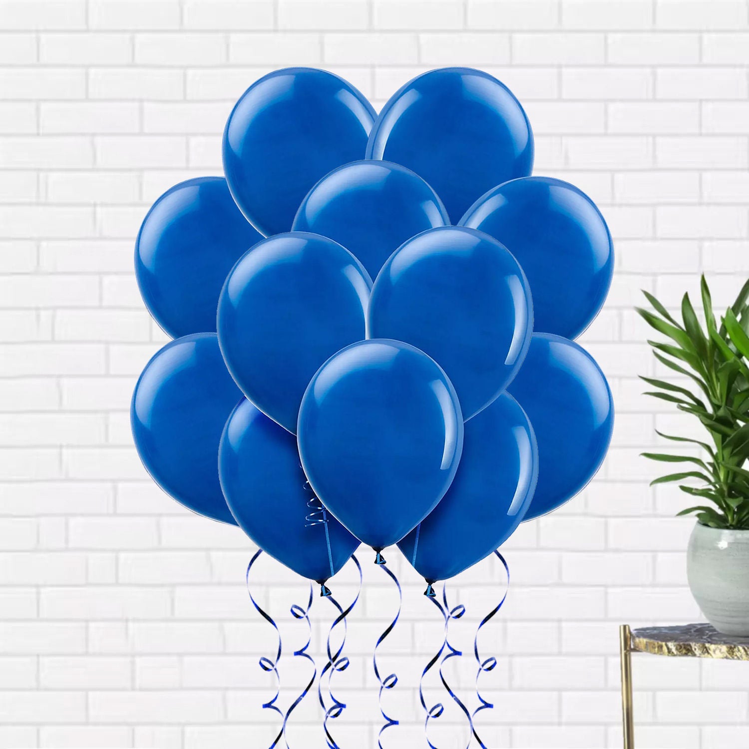 Blue Helium Balloons