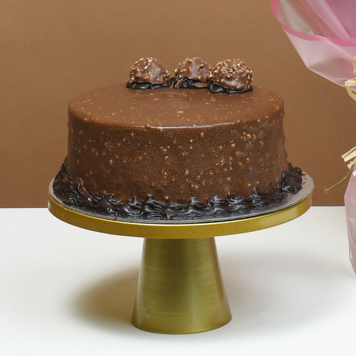 Blushing Roses and Chocolate Cake