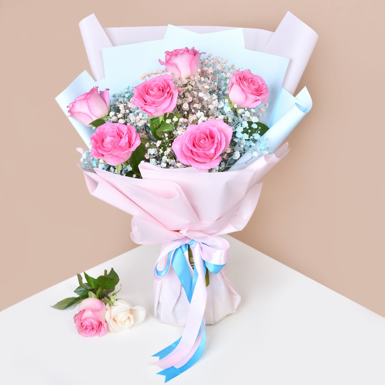 Bouquet Of Pink Roses