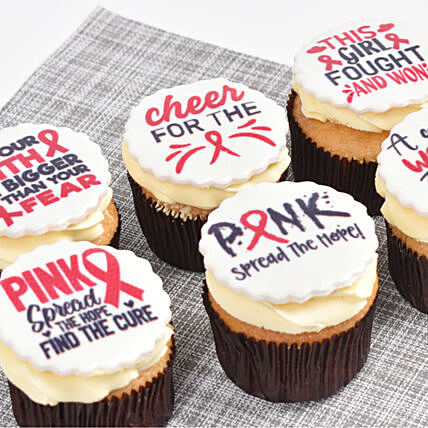 Cancer Awareness Cupcakes