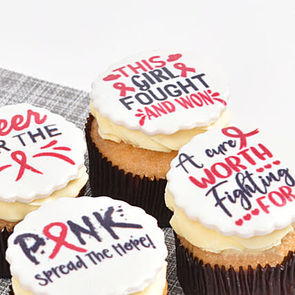 Cancer Awareness Cupcakes
