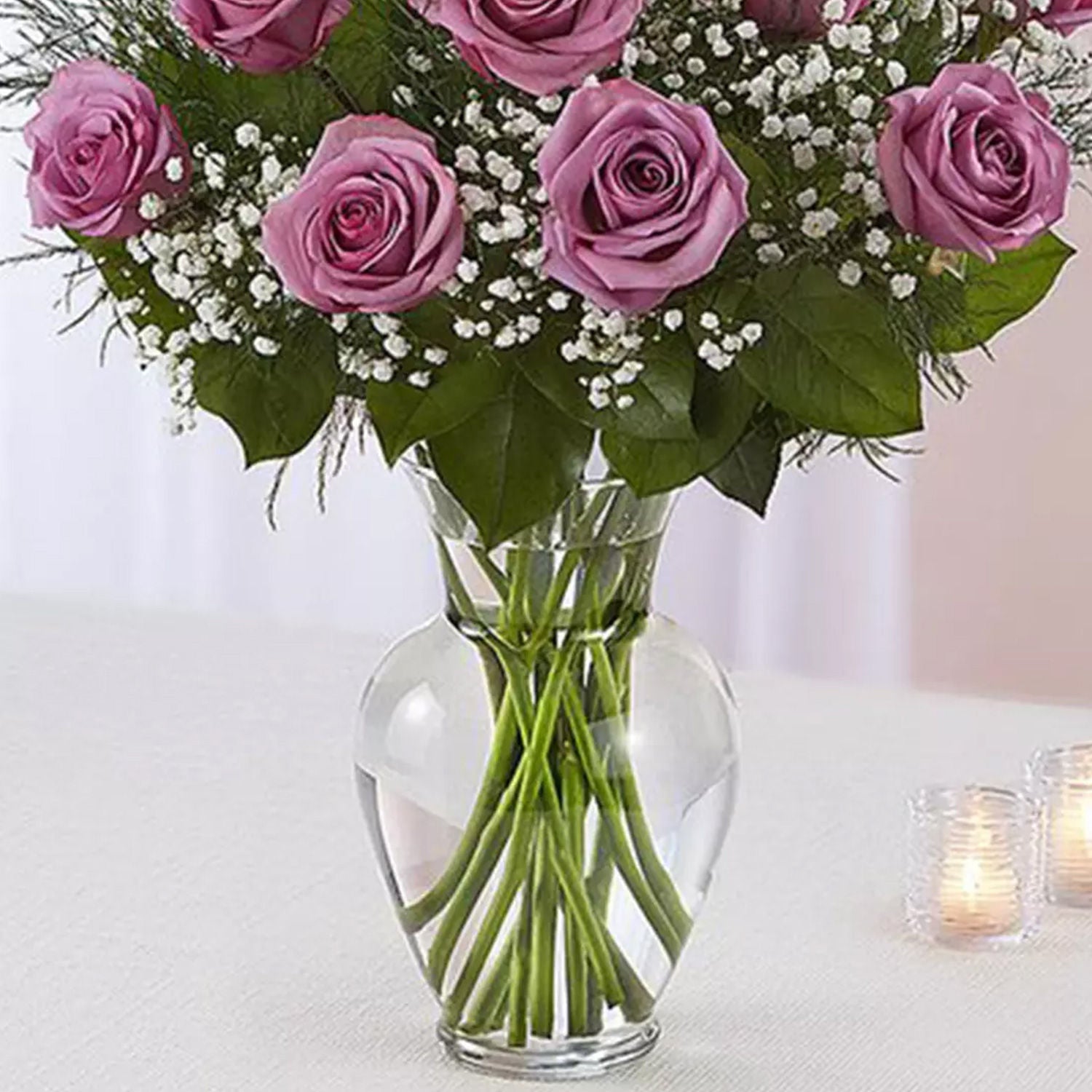 Bunch of 20 Light Purple Roses