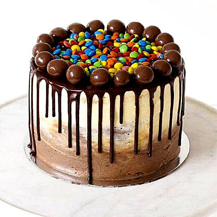 Chocolate Buttercream And M&M Cake