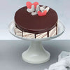 Chocolate Fudge Heart Cake