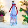 Christmas Glass Bottle with LED Light