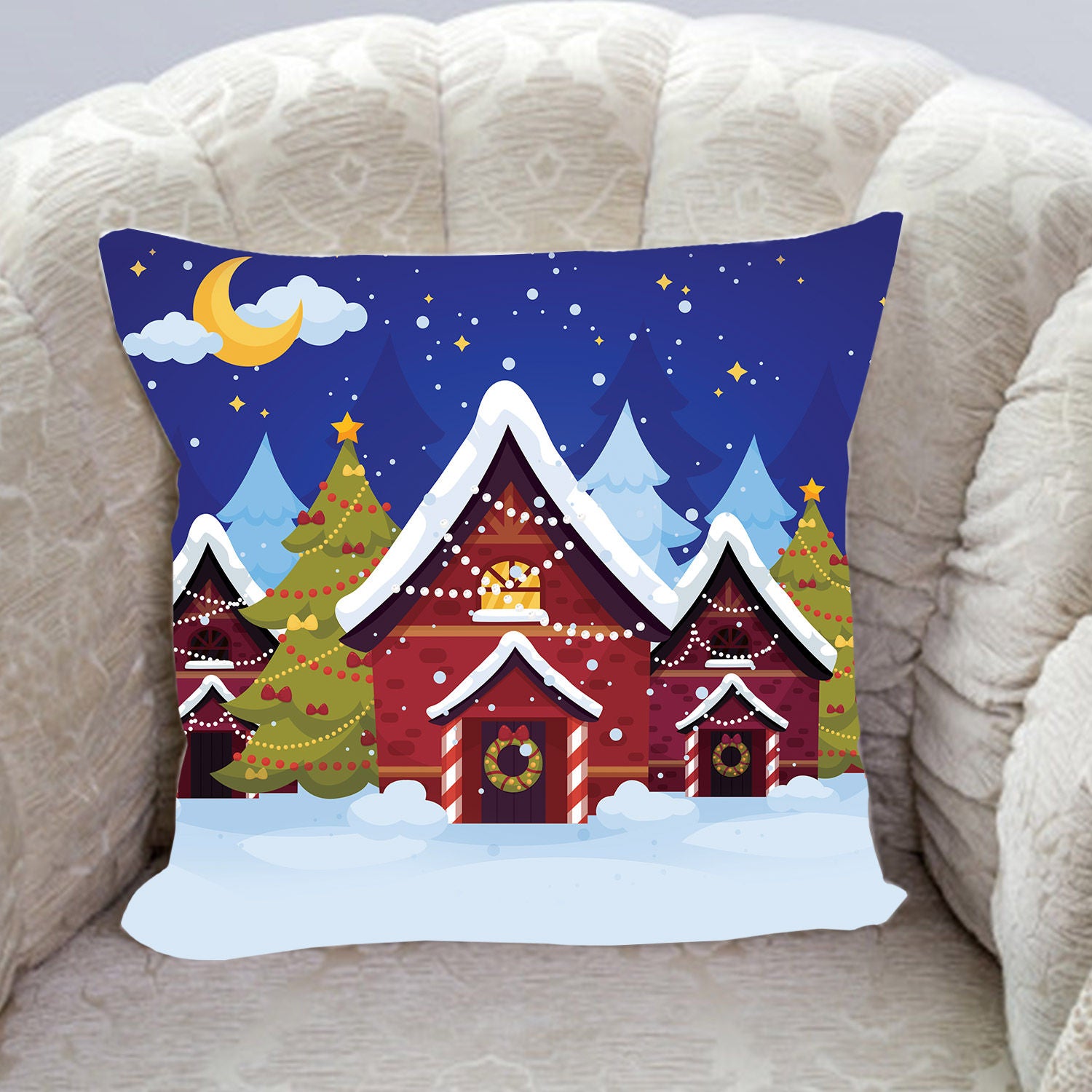 Christmas Night Cushion