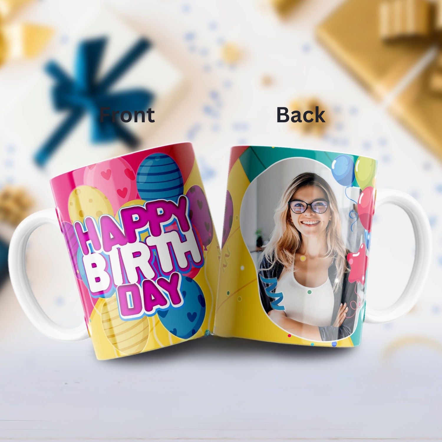 Colorful Birthday Surprise Mug