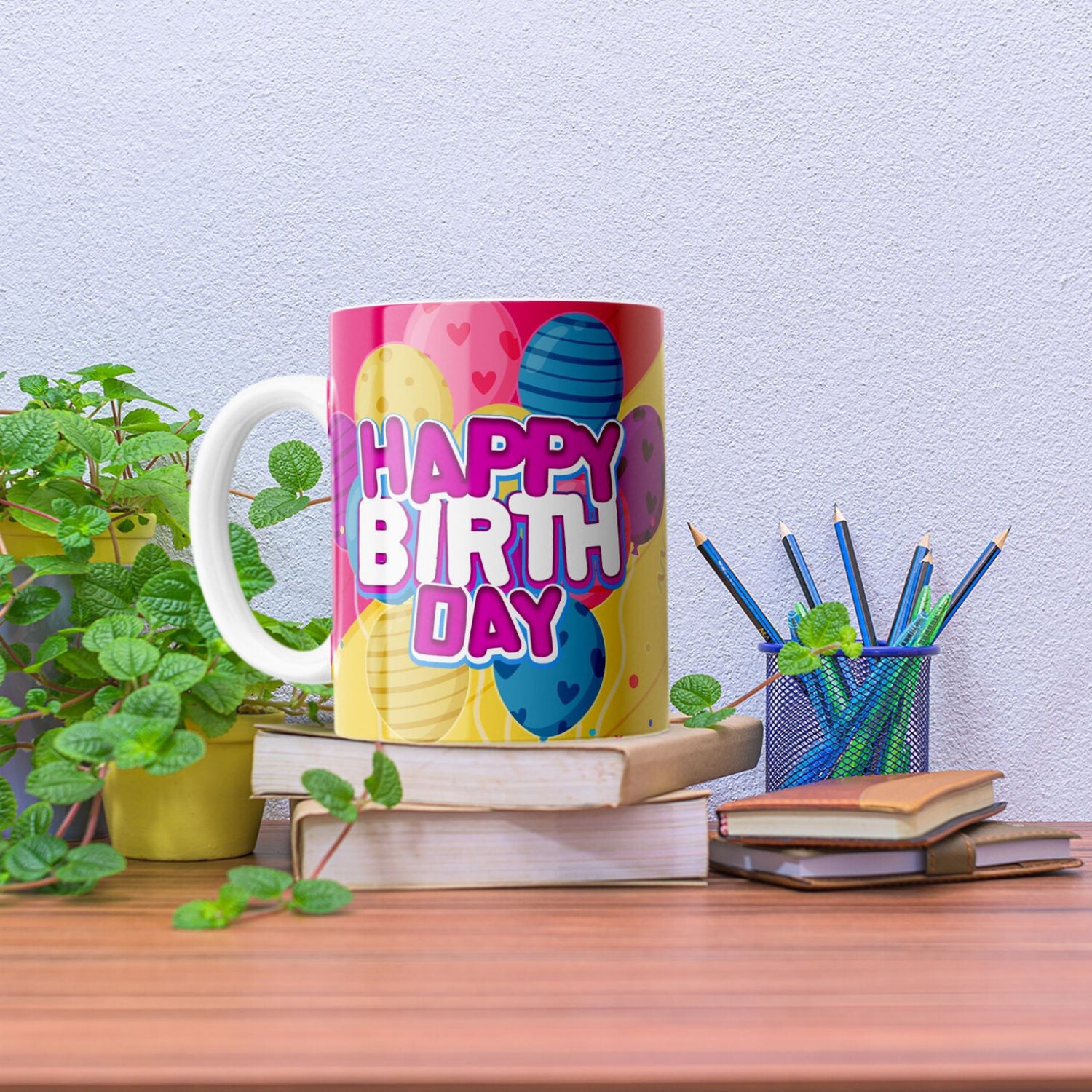 Colorful Birthday Surprise Mug