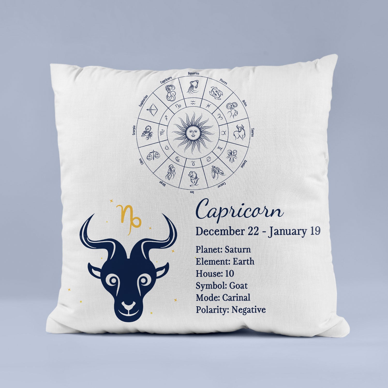 Cushion For Capricorn