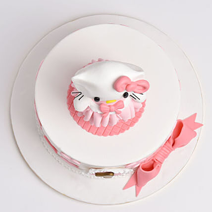 Cute Kitty Birthday Cake