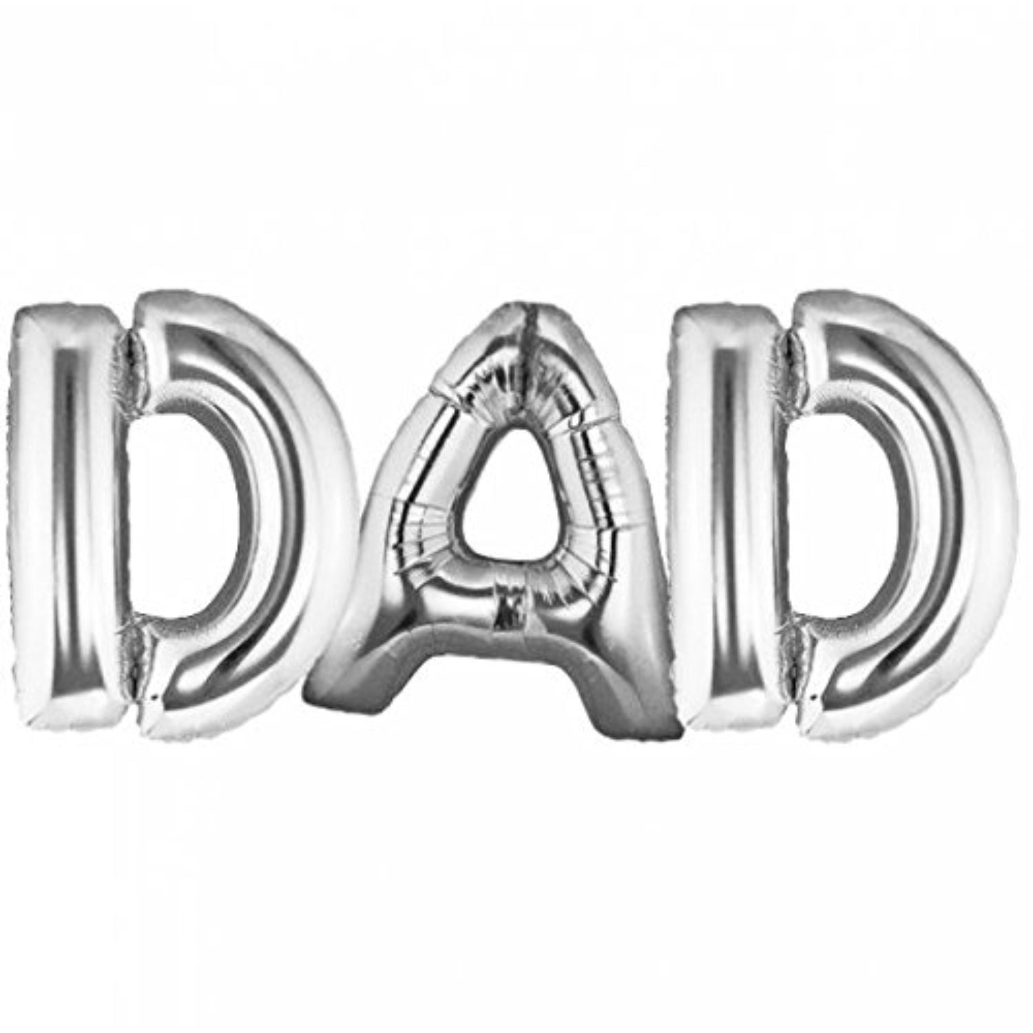 Dad Balloon Set Silver Color