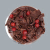 Dripping Red Cherries Black Forest Cake