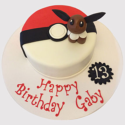 Eevee Pokemon Cake